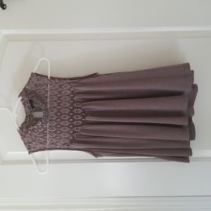Haute Monde Taupe Sleeveless Top Size L